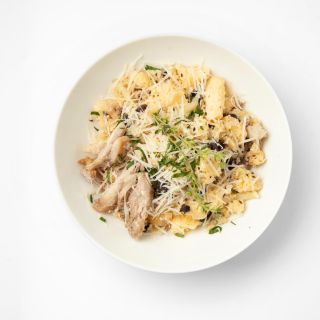 Блины с сыром и ветчиной