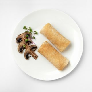 Блины с курицей и грибами